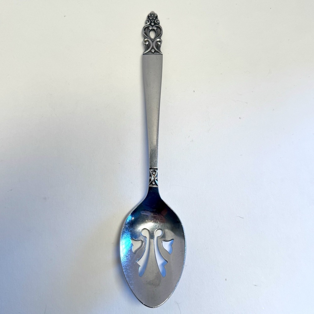 National Stainless Olaf Pierced Serving Spoon Slotted Flatware Replacement